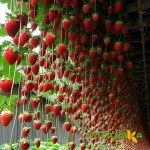 Клубника ампельная Анастасия купить по цене от 370р. в интернет-магазине «Посадика» с доставкой почтой в в Курловое и по всей России – [изображение №1].